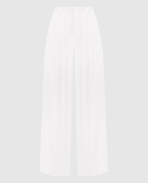 MooRER White linen pants RUMY RUMYJGLX