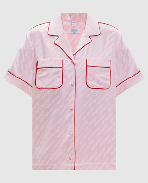 Off-White Pink pajama-style shirt 2GG00BS26FAB001