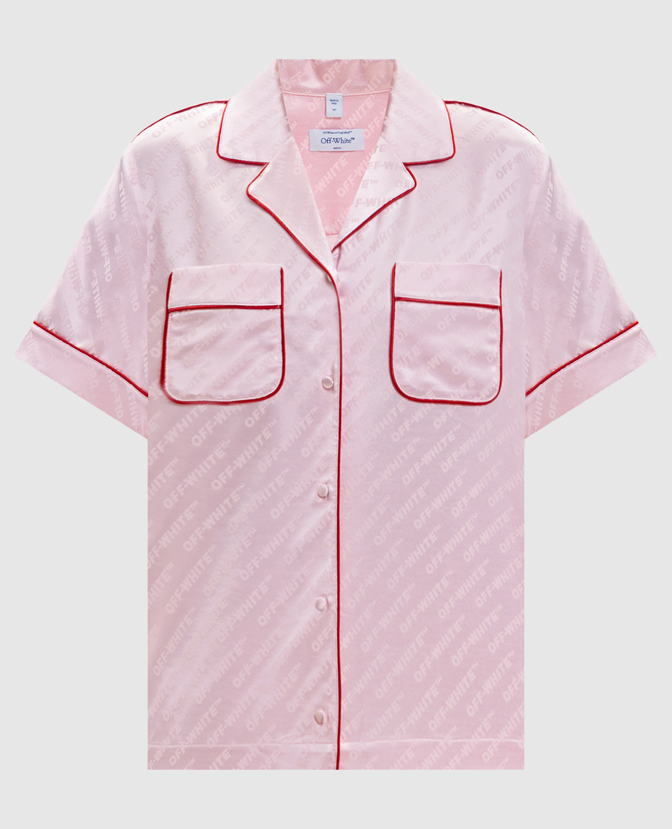 Roze pyjama-achtig shirt