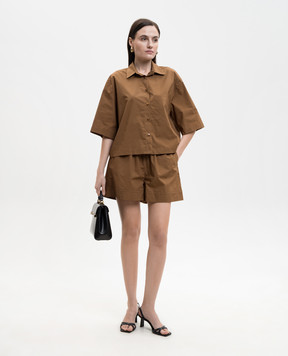 Solotre Brown shirt M1AB0019