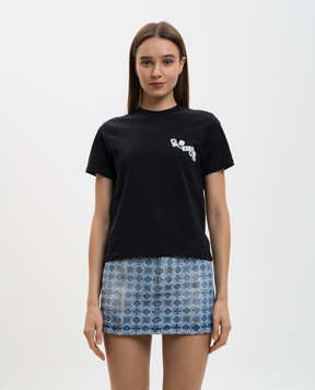 AMIRI Black Domino T-shirt AWTOJR1024