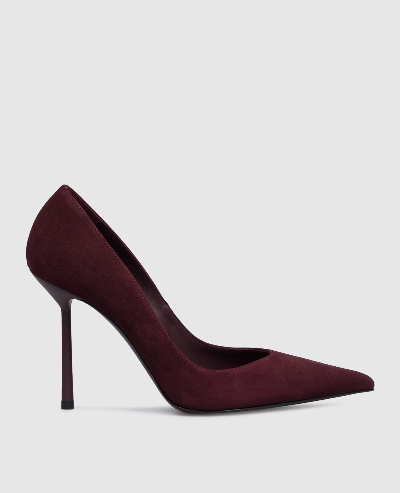 Bella burgundy suede shoes