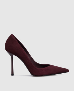 Le Silla Bella burgundy suede shoes 4215C090BXPPVEP