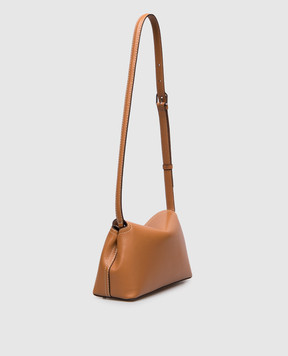 Toteme Brown leather messenger bag 234WLGBG423LE0030