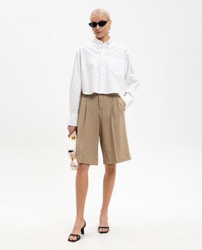 Ami Paris White shirt with emblem FSH770CO0031
