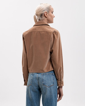 Max Mara Brown corduroy shirt RIVOLO MSTRIVOLO