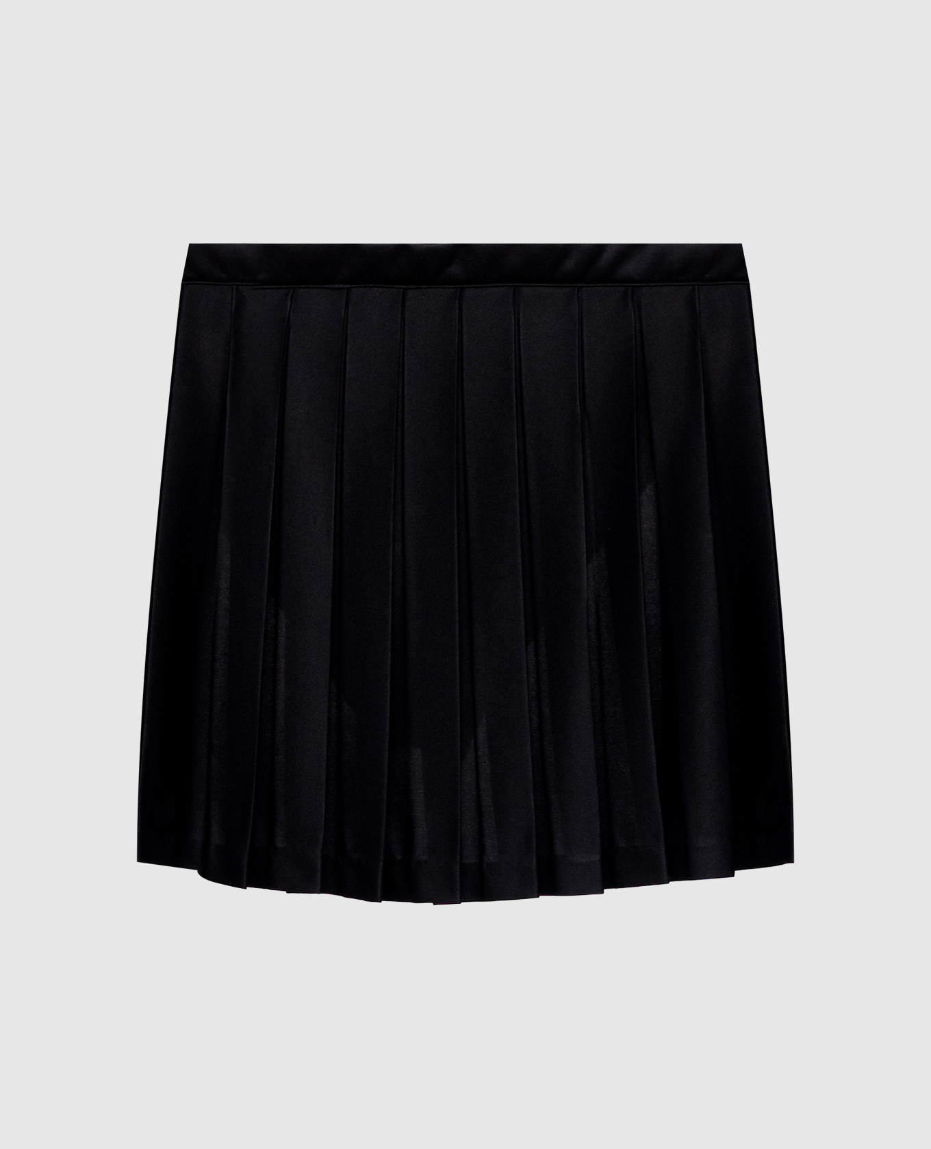 

Black pleated skirt with a cutout back Vetements