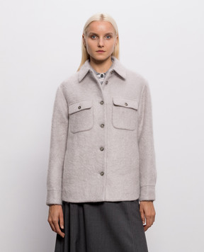 Peserico Gray jacket with wool A2110400444