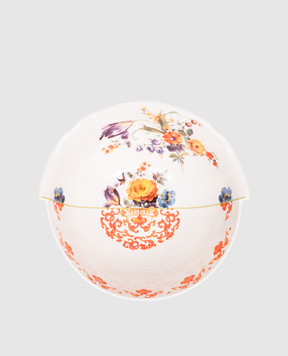 SELETTI White porcelain salad bowl Ersilia 09769
