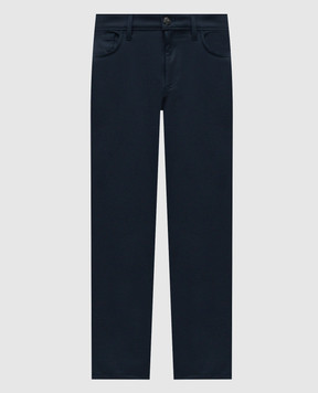 Canali Blue wool pants AS04998U7051