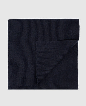 Cashmere&Whiskey Blue cashmere scarf AU1901305341MI