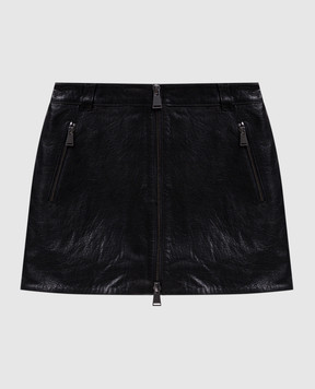 Simkhai Elina black leather mini skirt 5263015DL