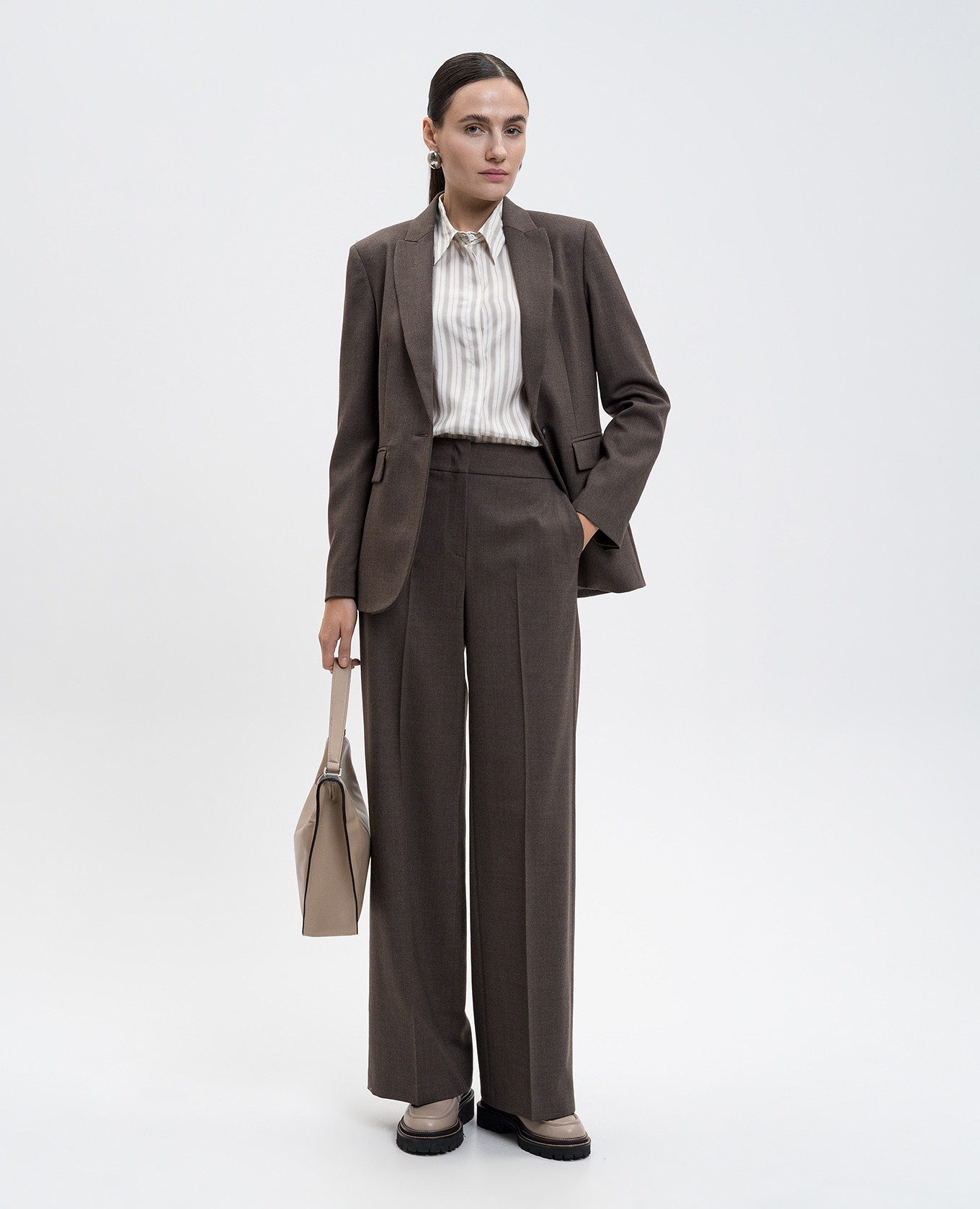 

White striped silk blouse Peserico