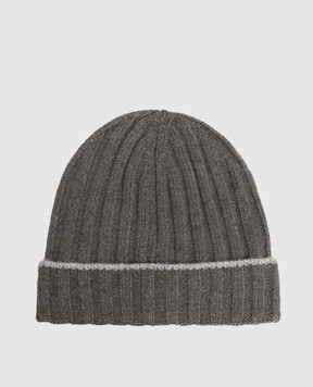 Brunello Cucinelli Gray cashmere hat M2240900