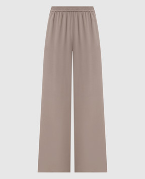 Max Mara Beige silk VOLONTA pants MXMVOLONTA