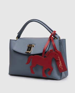 3.1 Phillip Lim Red leather horse bag keychain AE26P792VRA
