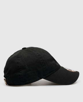 Y`S Yamamoto Black cap with embroidered monogram YVH20095