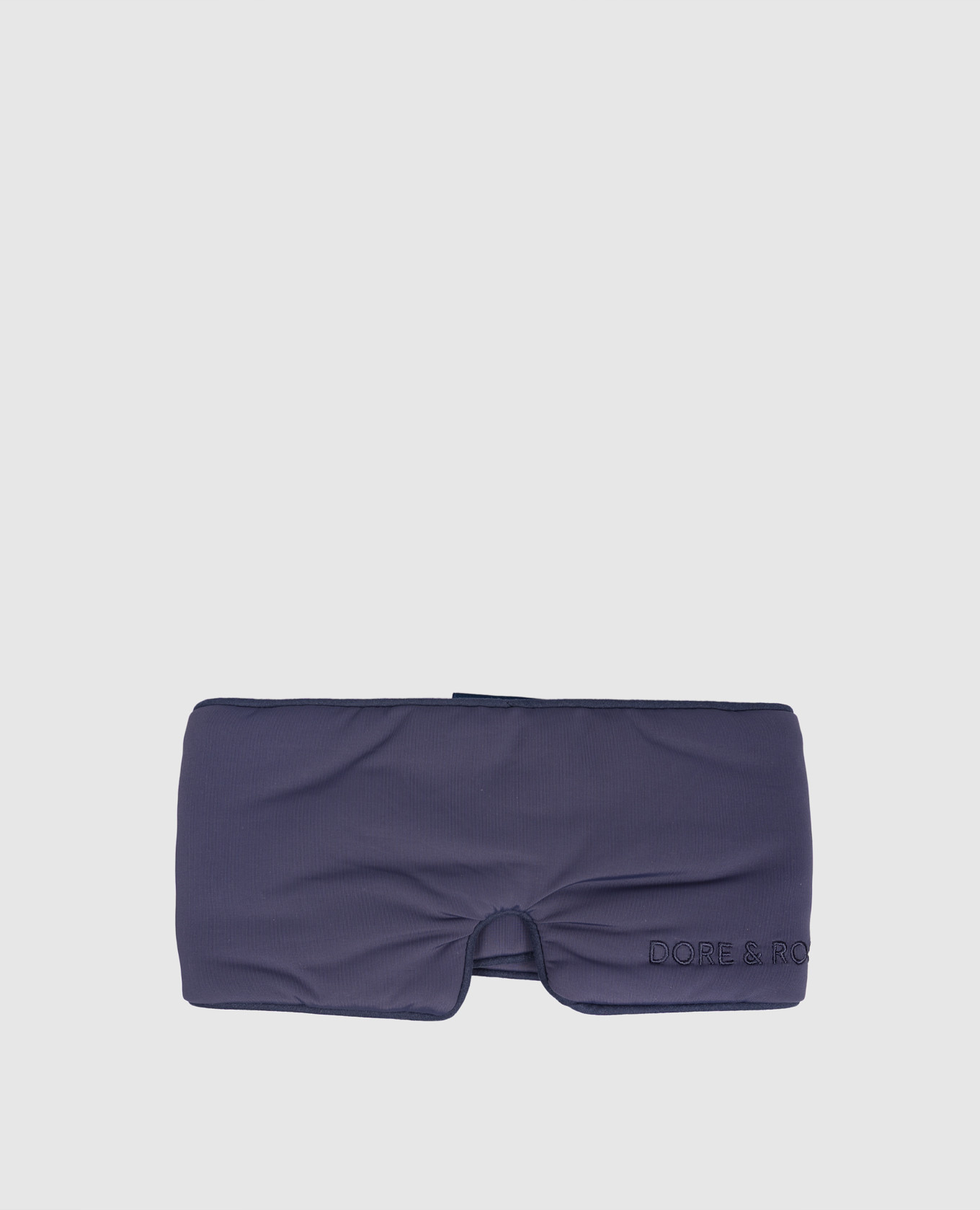 

Blue cooling sleep mask with logo Dore & Rose, Navy blue