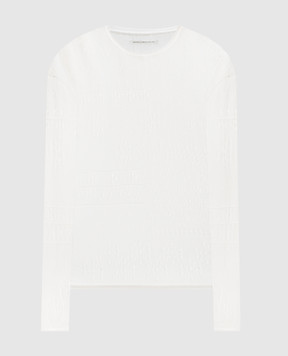 Y`S Yamamoto White patterned jumper YQT10673