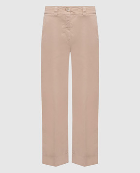 Peserico Beige trousers with lapels M04998T2300800