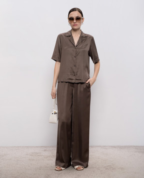 Peserico Brown blouse A0640606638