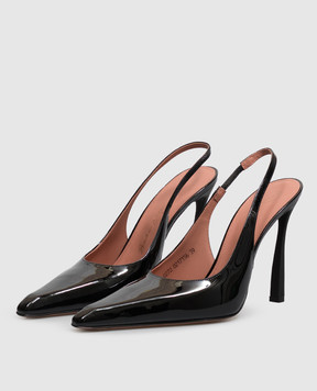 Babe Pay Pls Black patent leather slingbacks 0217156LA