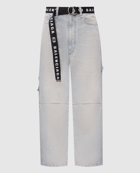 Balenciaga Blue jeans with a worn effect 868521TDW14