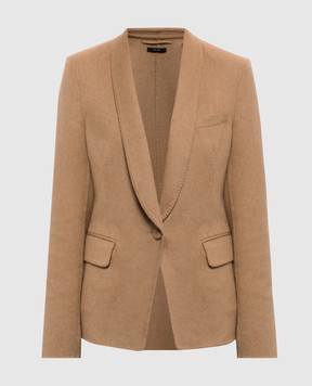 Tom Ford Brown camel wool jacket GI3119FAX1805