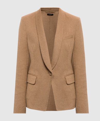 Brown camel wool jacket