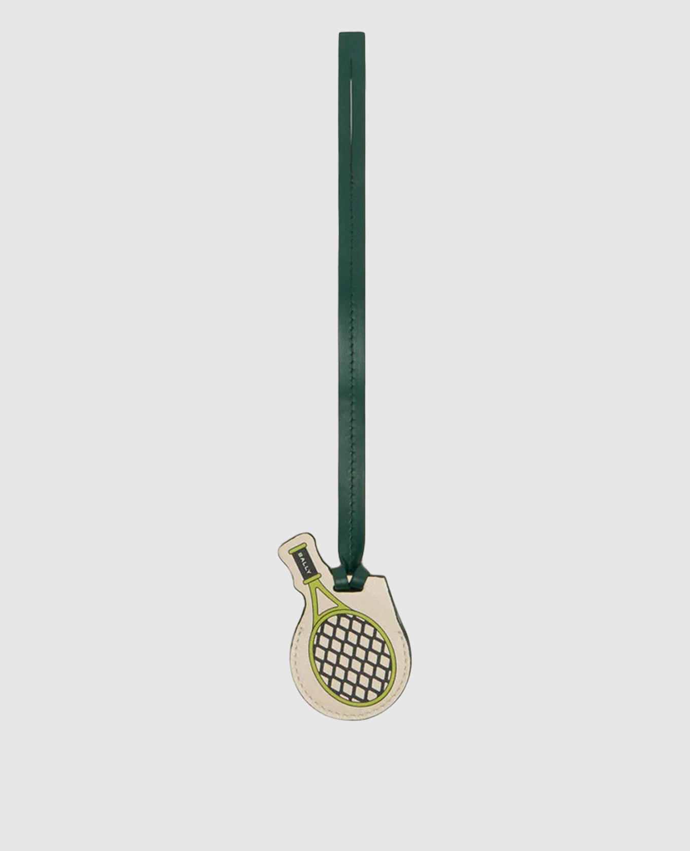 

Green leather keychain for Airbag bag Bally