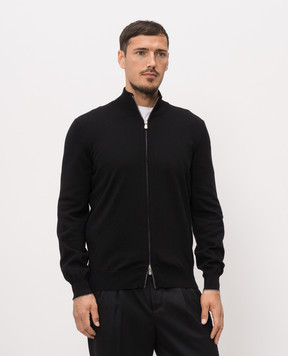 Brunello Cucinelli Black cashmere cardigan M2200106