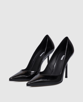 Le Silla Vivienne black patent shoes 4216D090BXPPGSL