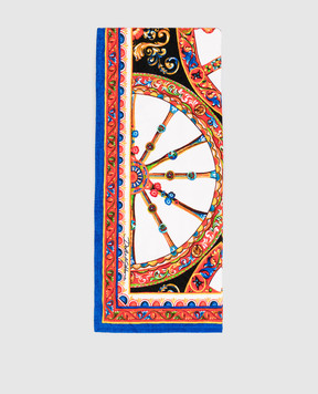 Dolce&Gabbana Beach towel with branded print O5A03JII7LH