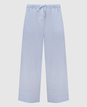 Toteme Blue linen pants 253WRB0325FB0458