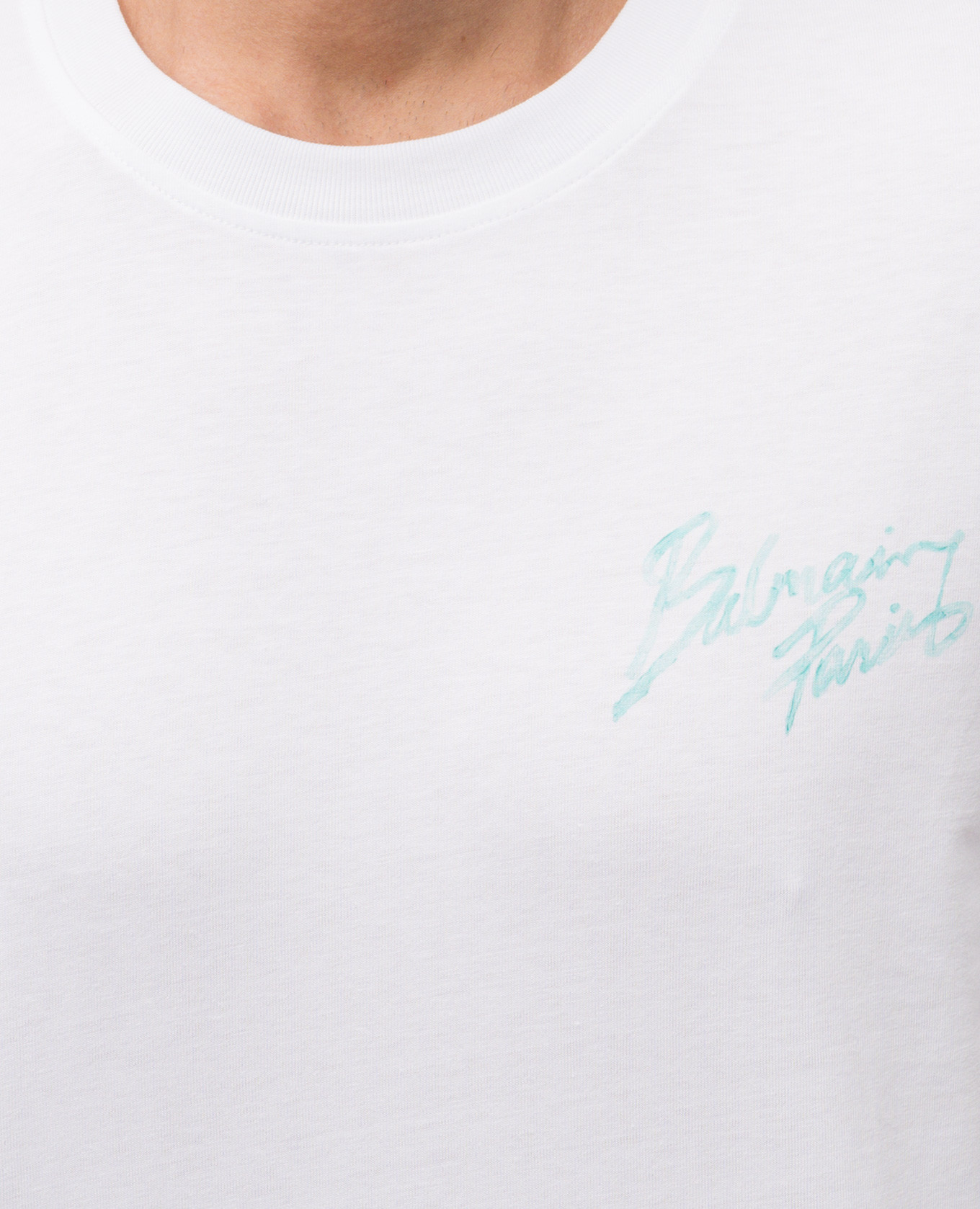 

White T-shirt with logo Balmain