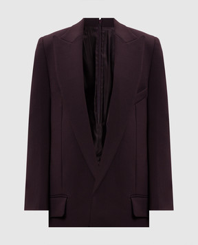 Victoria Beckham Purple jacket with wool 1425WJK006922D