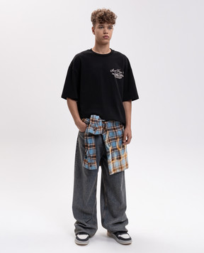 AMIRI Black Dreamers Chain Stitch T-shirt AM426JR003