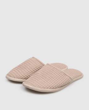 L'appartement Mia brown slippers MIASLIPPERS