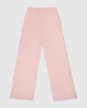 Off-White Children's pink sweatpants with logo print 44GCH00AS26F002