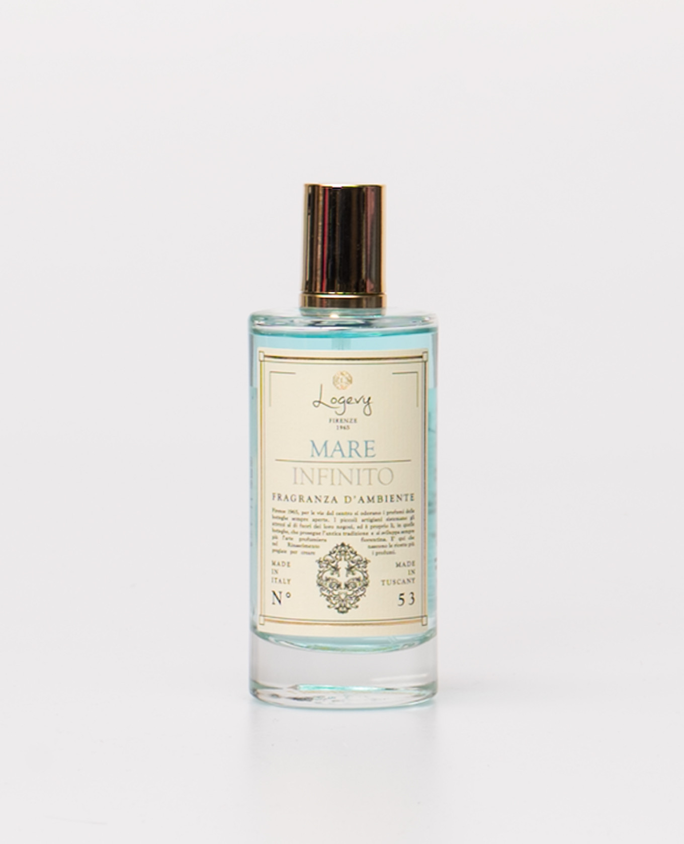 

Perfumed home spray Mare Infinito  Logevy, Light blue