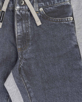 Dolce&Gabbana Vivid grey melange joggers L4JPING7PVD810