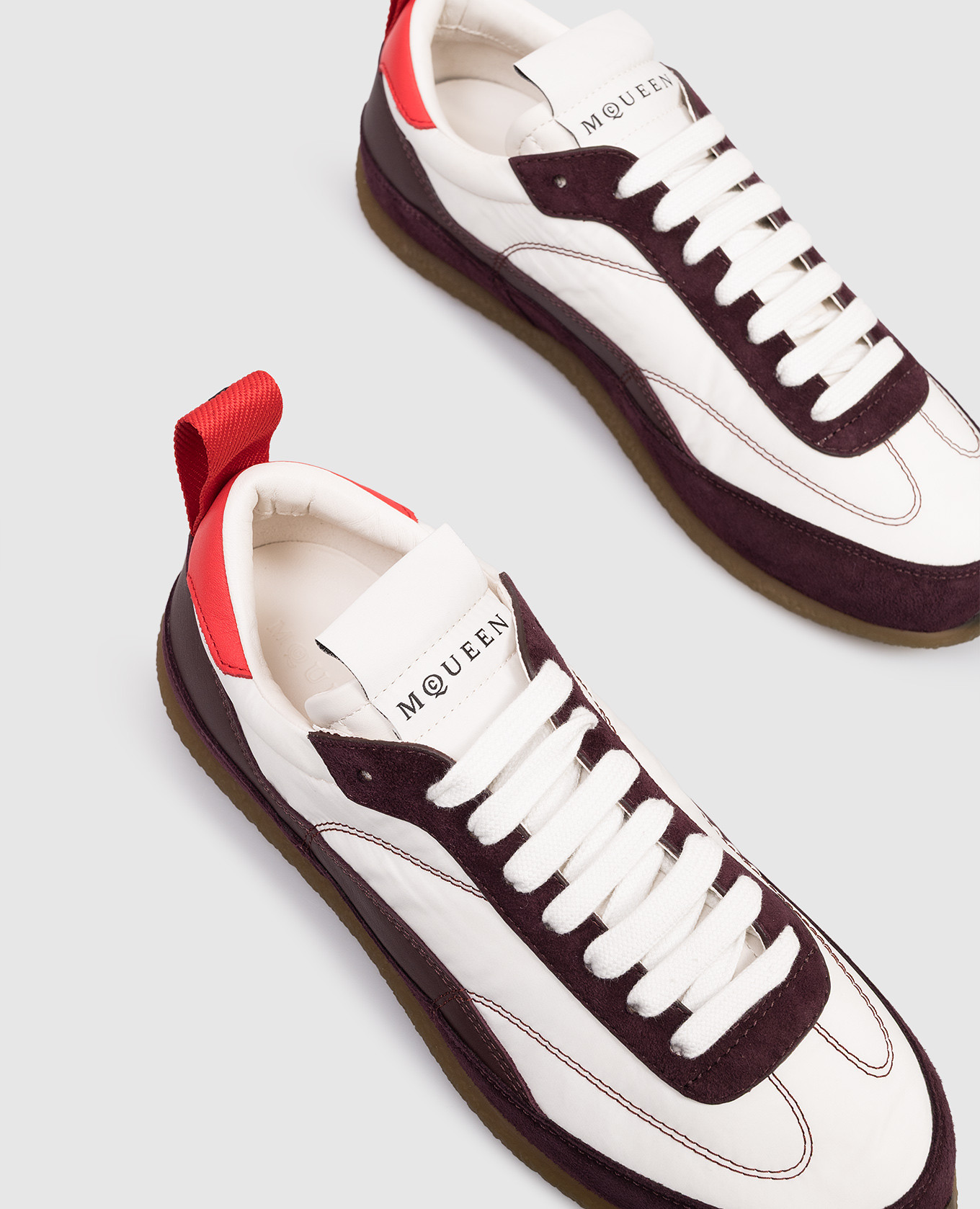 

Burgundy EC1 combo sneakers Alexander McQueen