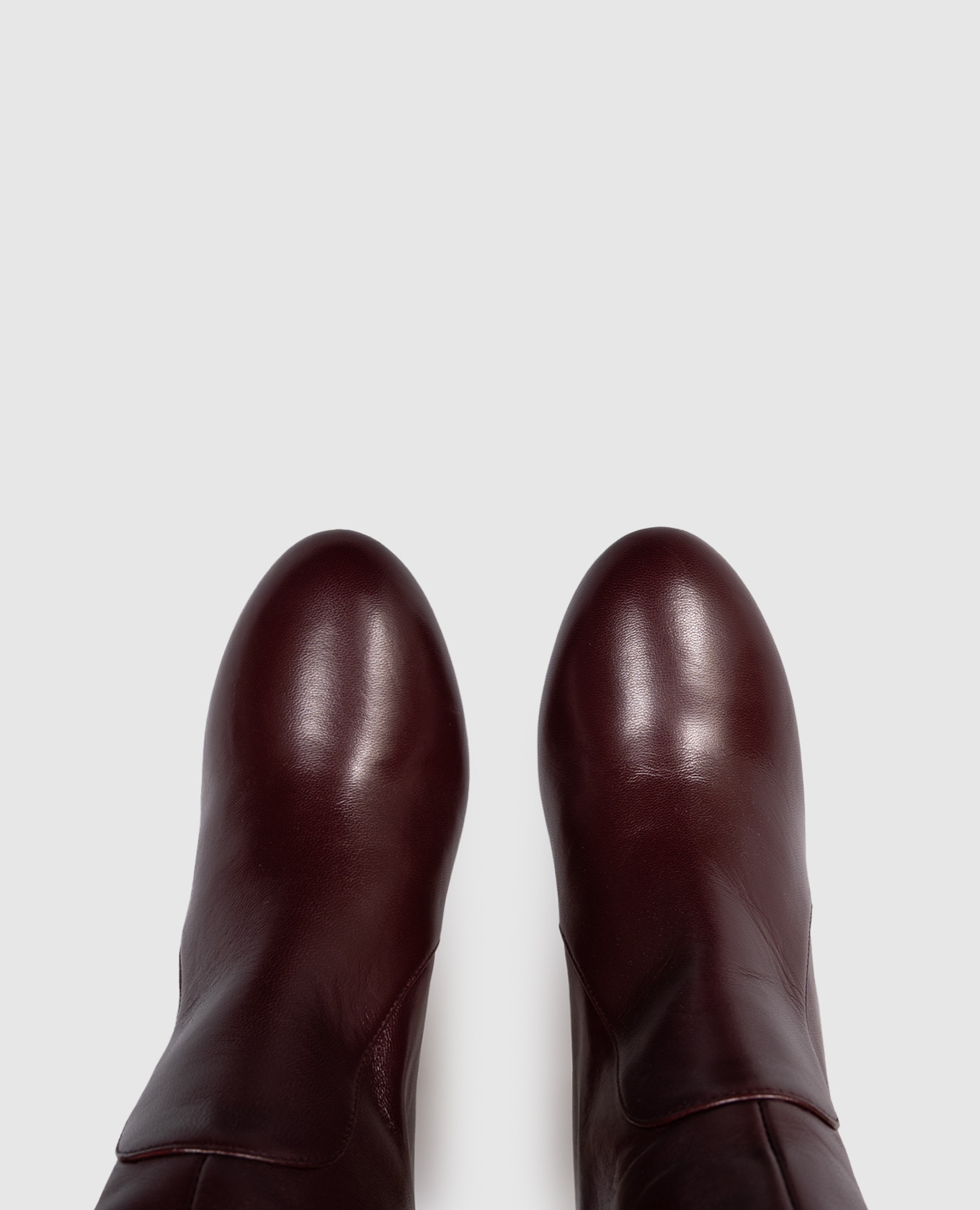 Burgundy leather over the knee boots BABETTE Stuart Weitzman 4
