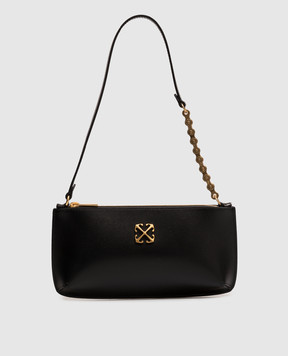 Off-White Black leather Jitney 1.0 bag OWWNN22F26LT01