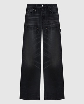 AMIRI Black jeans with a worn effect AWDNGH1023