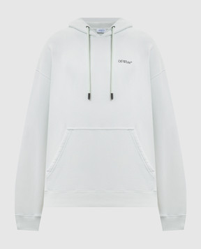 Off-White Green hoodie with Half Arrow emblem 44MBB085S26F00A