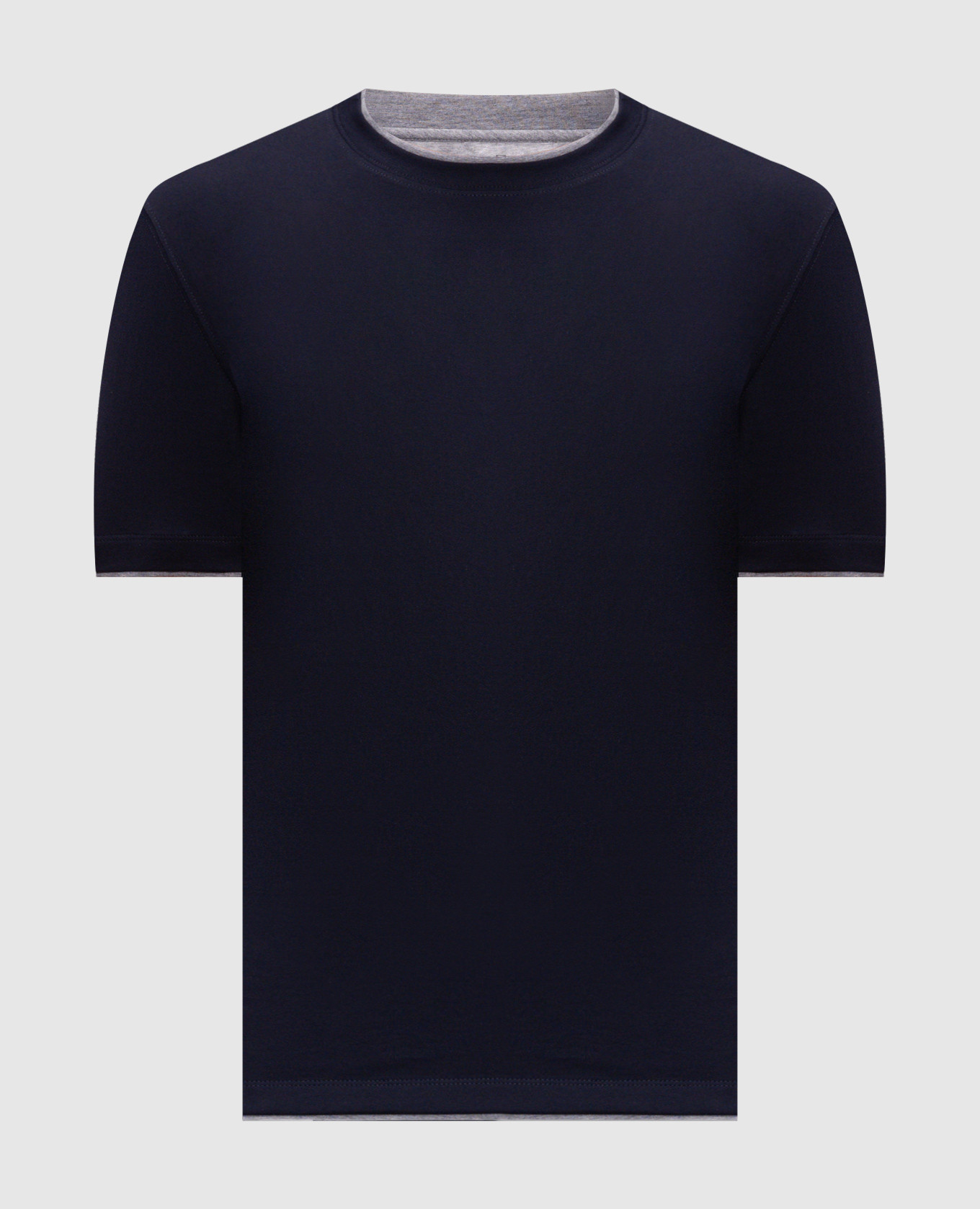 Blue layered T-shirt