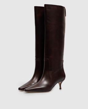 Peserico Brown leather boots E39762C0RCC968