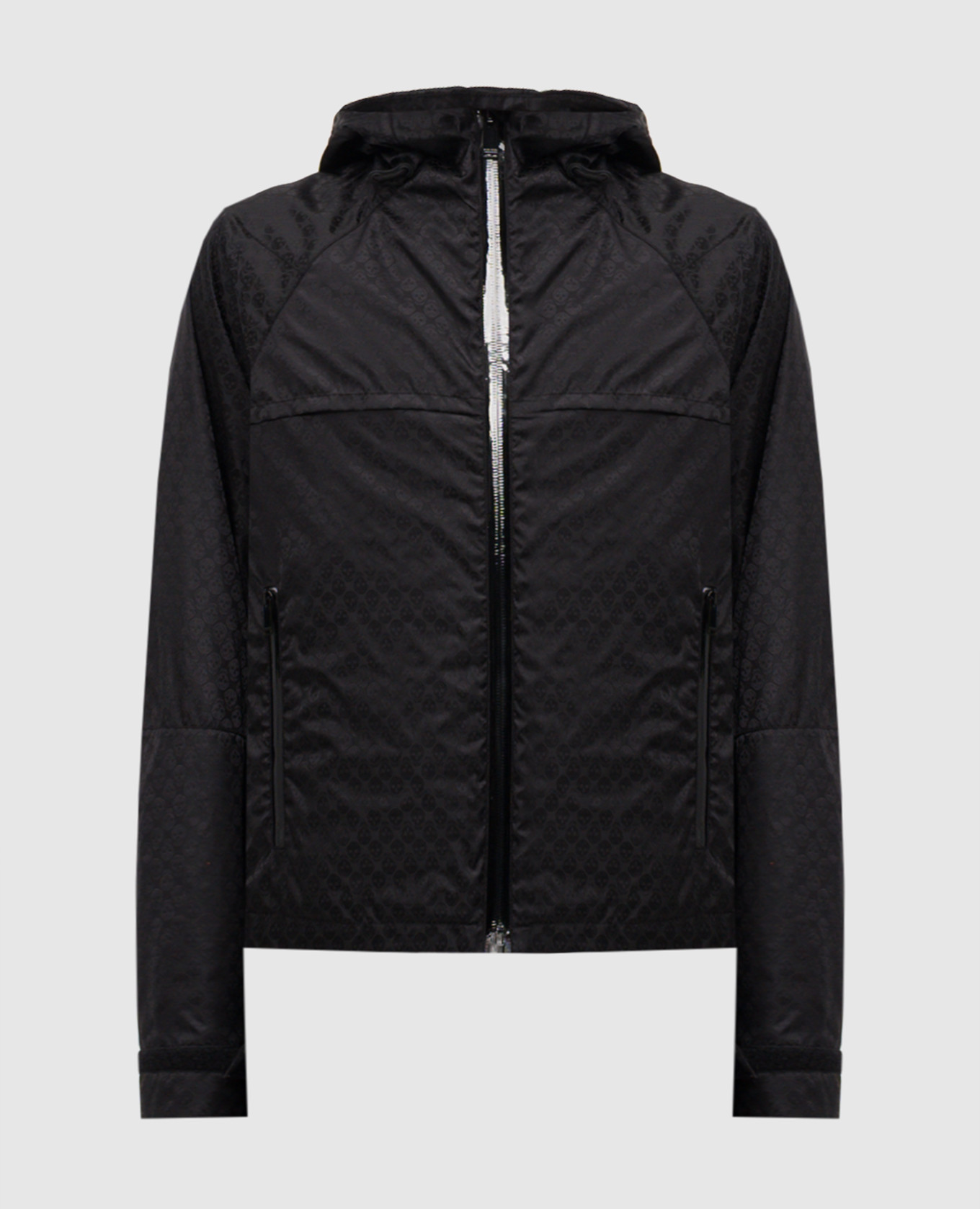 

Black printed sports jacket Alexander McQueen