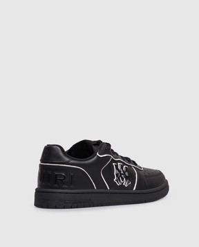 AMIRI Black leather sneakers NEWPORT AMSNSN1061